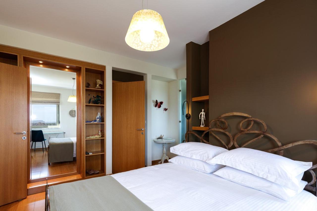 Rizes Villa With Jacuzzi & Heated Pool Agia Triada Bagian luar foto