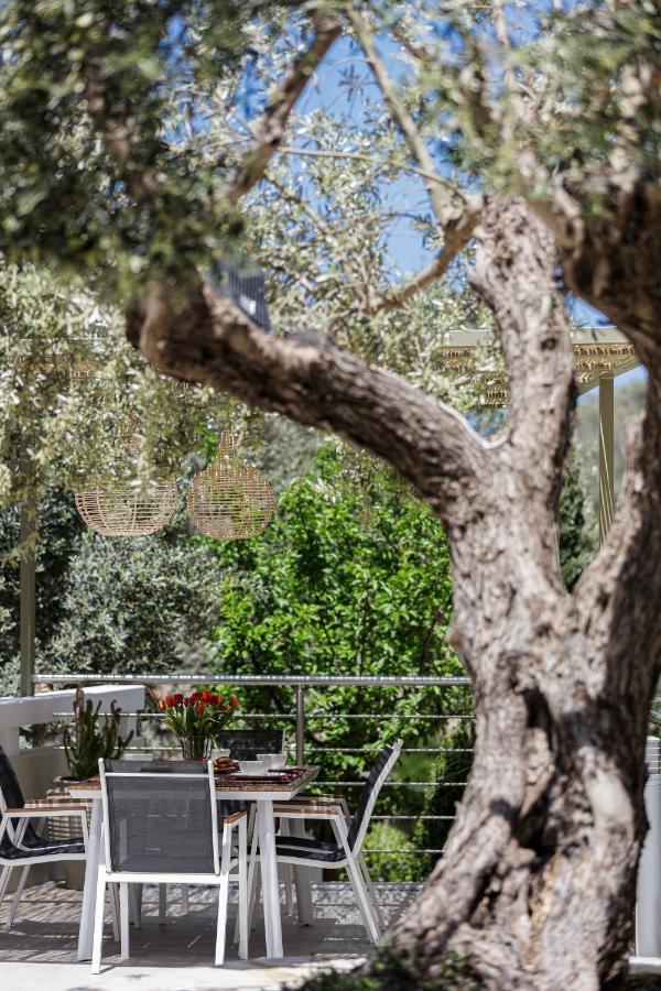 Rizes Villa With Jacuzzi & Heated Pool Agia Triada Bagian luar foto
