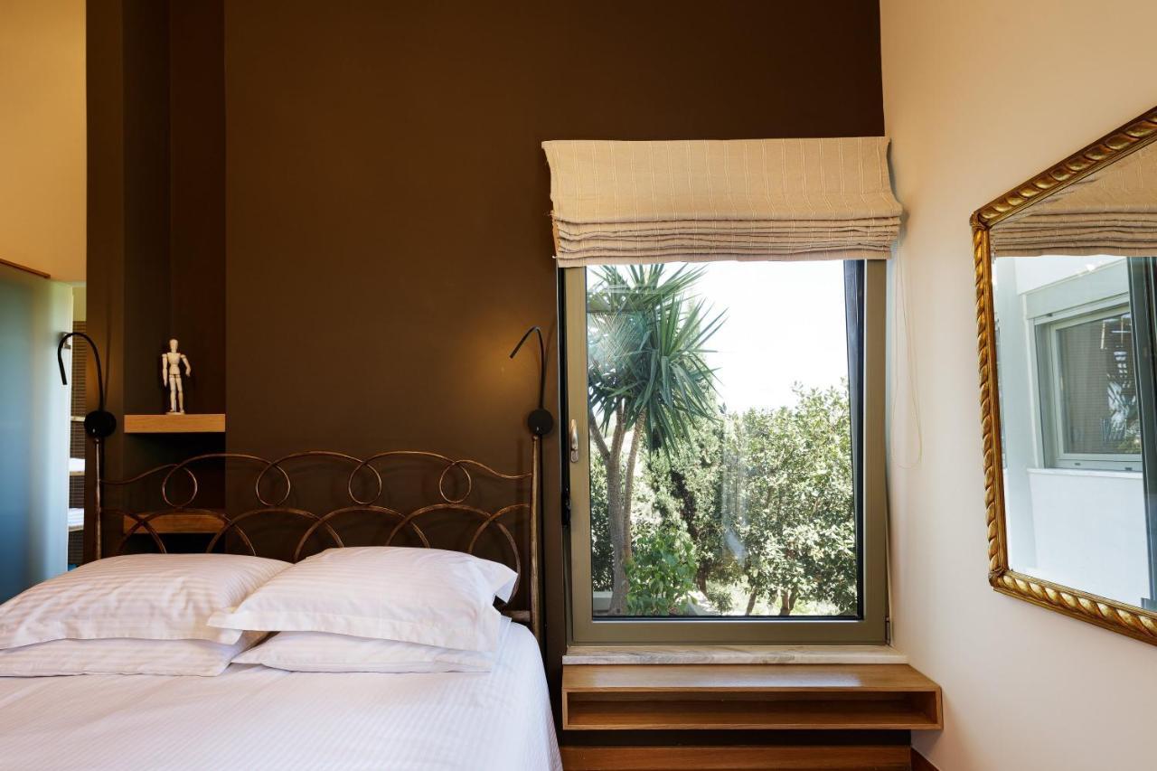 Rizes Villa With Jacuzzi & Heated Pool Agia Triada Bagian luar foto